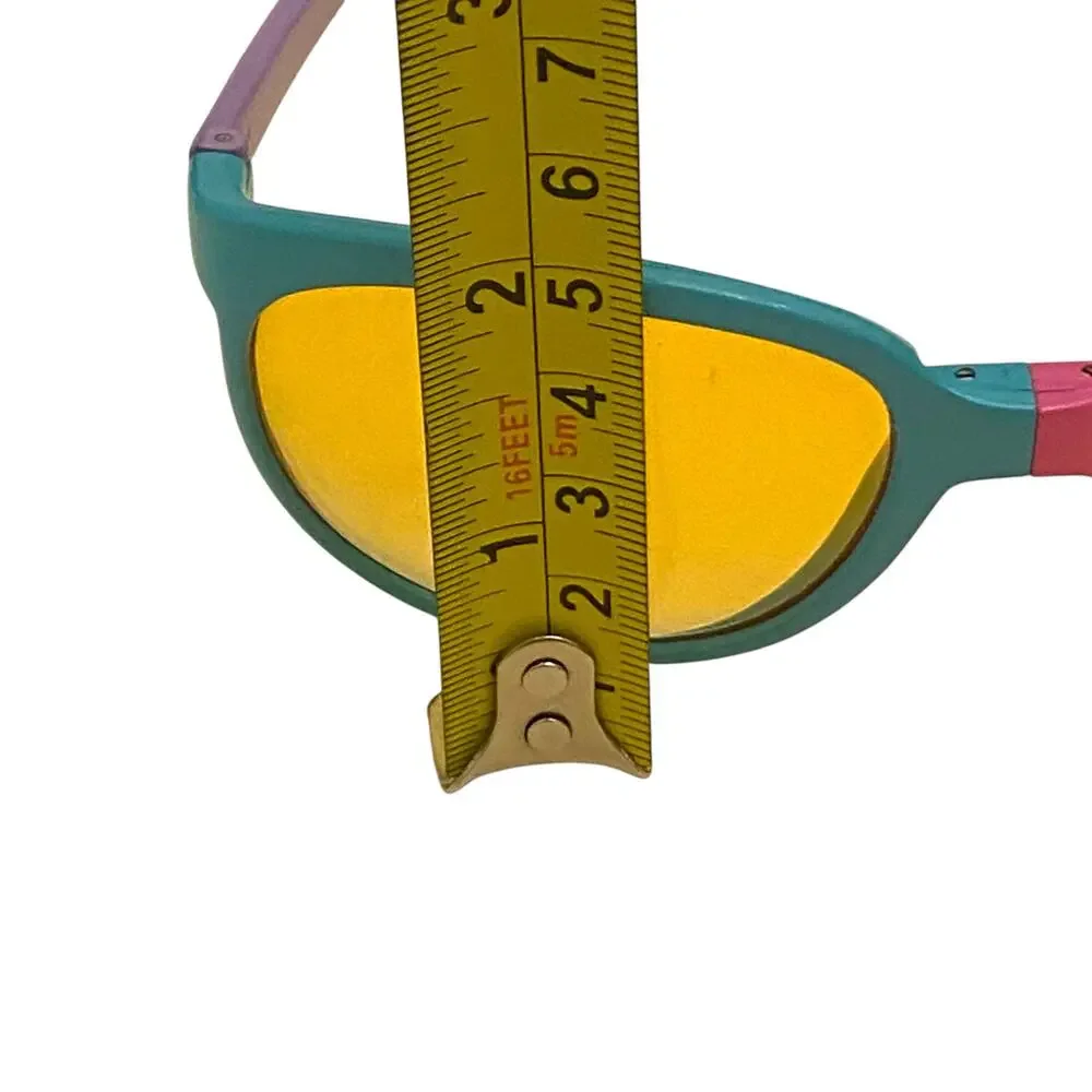 VERY RARE Vintage NIB Disney Minnie Multicolored Foldable Sunglasses with case